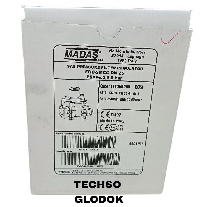 MADAS FRG/2 MCC DN 25 (10-25 Mbar) - GAS REGULATOR - Gambar 8