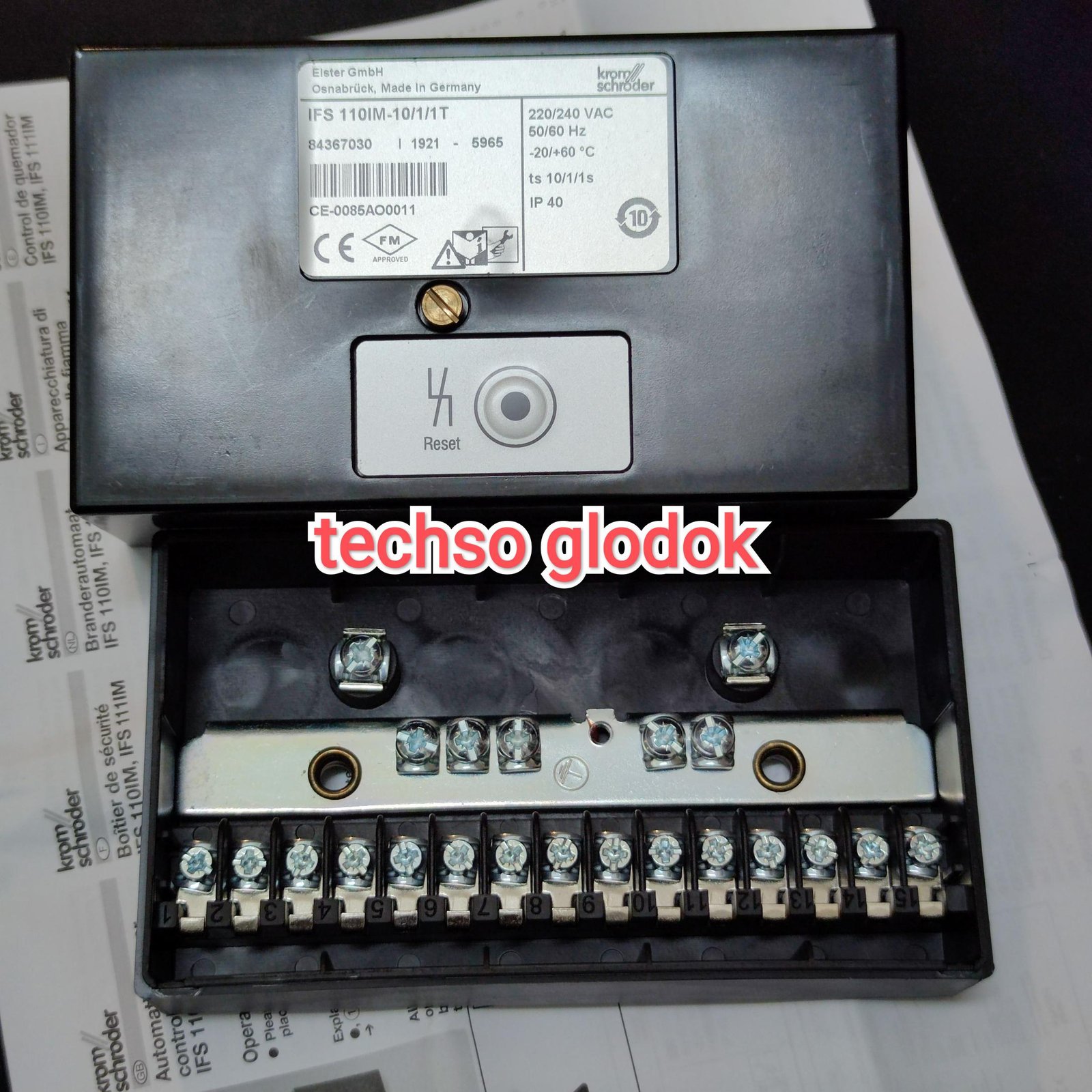 IFS 110IM-10/1/1T Automatic burner control krom schroder - Gambar 2