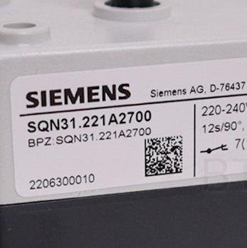 SIEMENS SQN 31.221 A2700 / actuator / motor actuator - Gambar 4