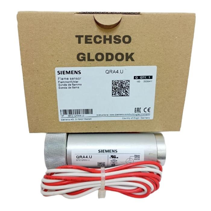 SIEMENS QRA4.U uv sensor mesin burner - Photocell / Sensor Api / Flame Sensor - Gambar 3