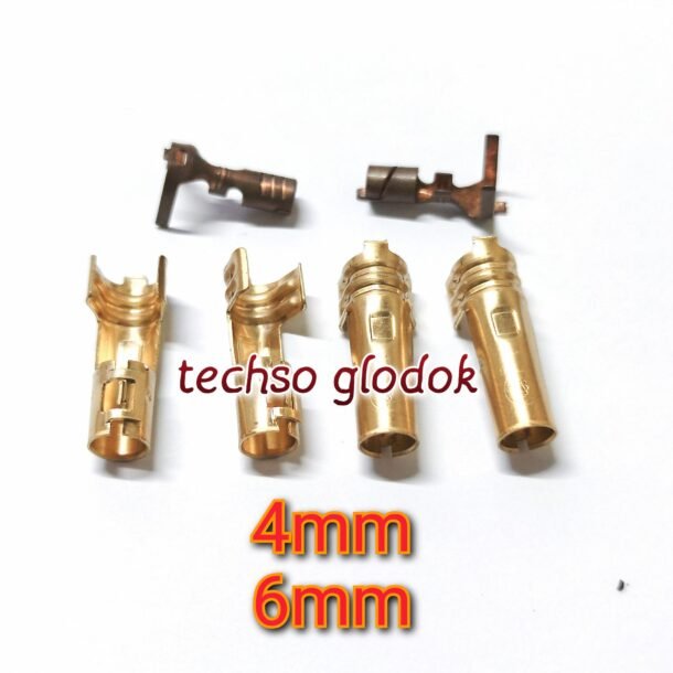 Skun kabel ignitor burner 4mm dan 6mm - skun untuk konektor cable dan konektor trafo pemantik