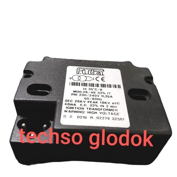 FIDA 26/48 ignition transformer/pemantik api - trafo mesin burner -trafo pemantik mesin burner - trafo burner solar