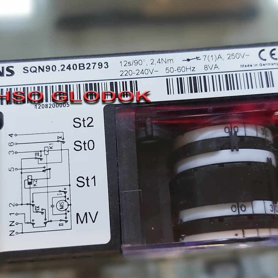 SIEMENS SQN90.240B2793 actuator/servo motor - Gambar 2