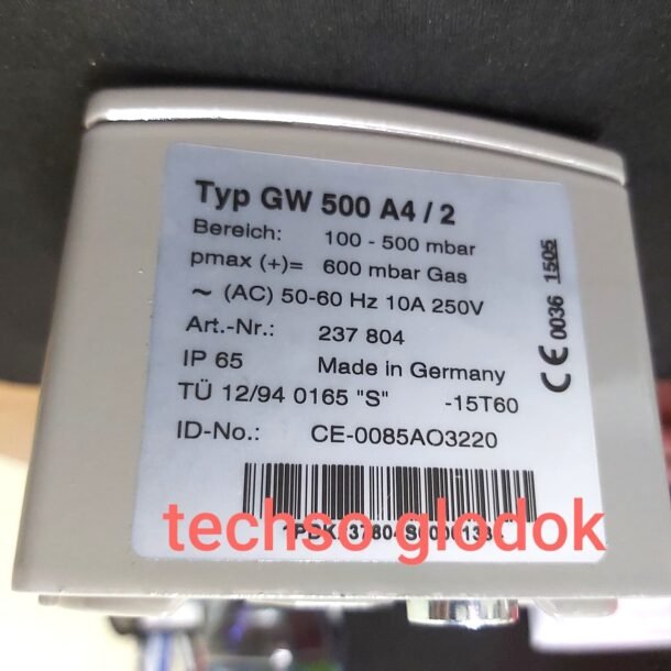 DUNGS GW 500 A4/2 gas pressure switch