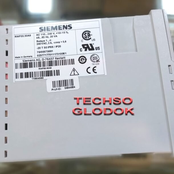 SIEMENS RWF55.50A9 110-240VAC BURNER CONTROL (Pengganti RWF 40.000A97)