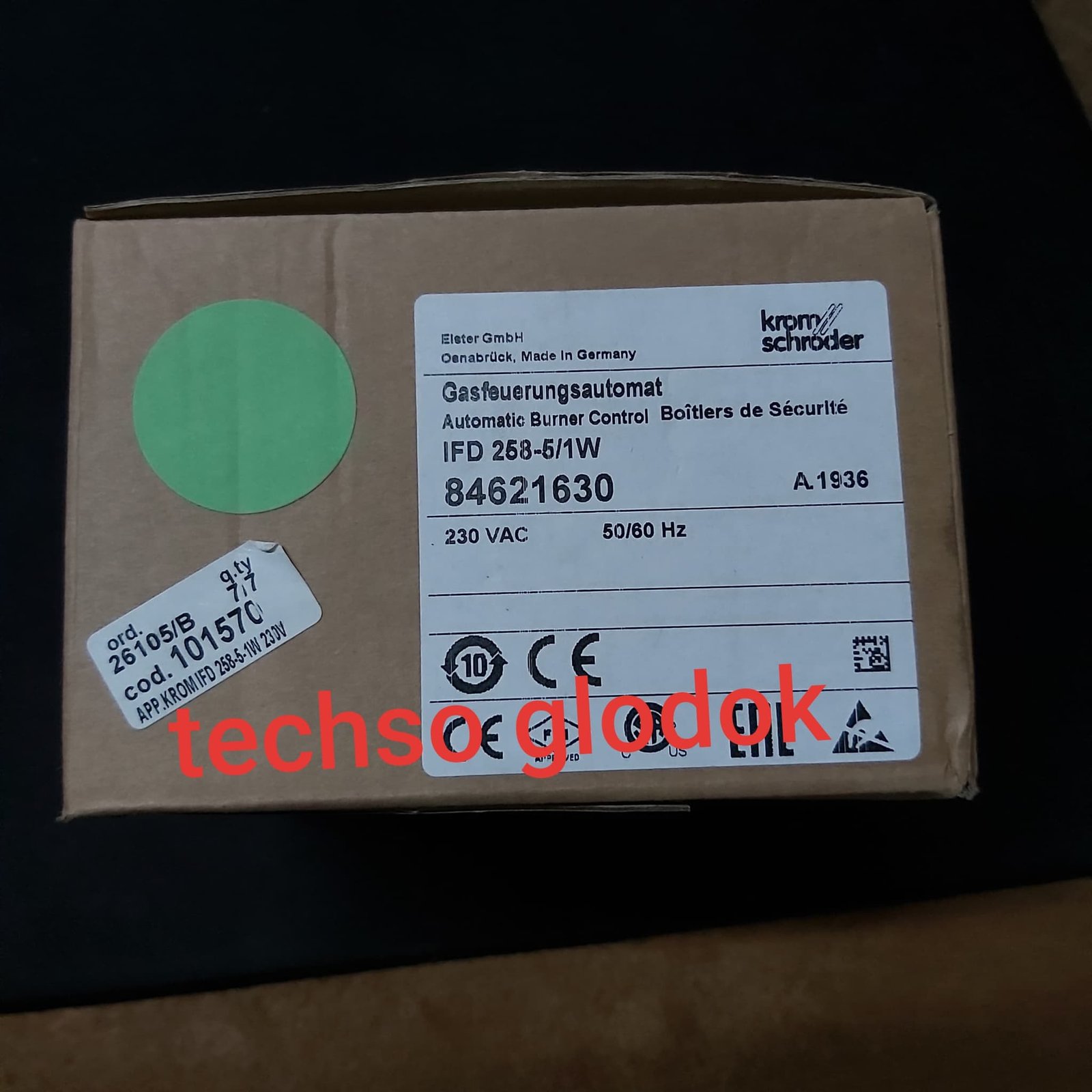 KROM SCHRODER IFD 258-5/1W burner control - Gambar 2