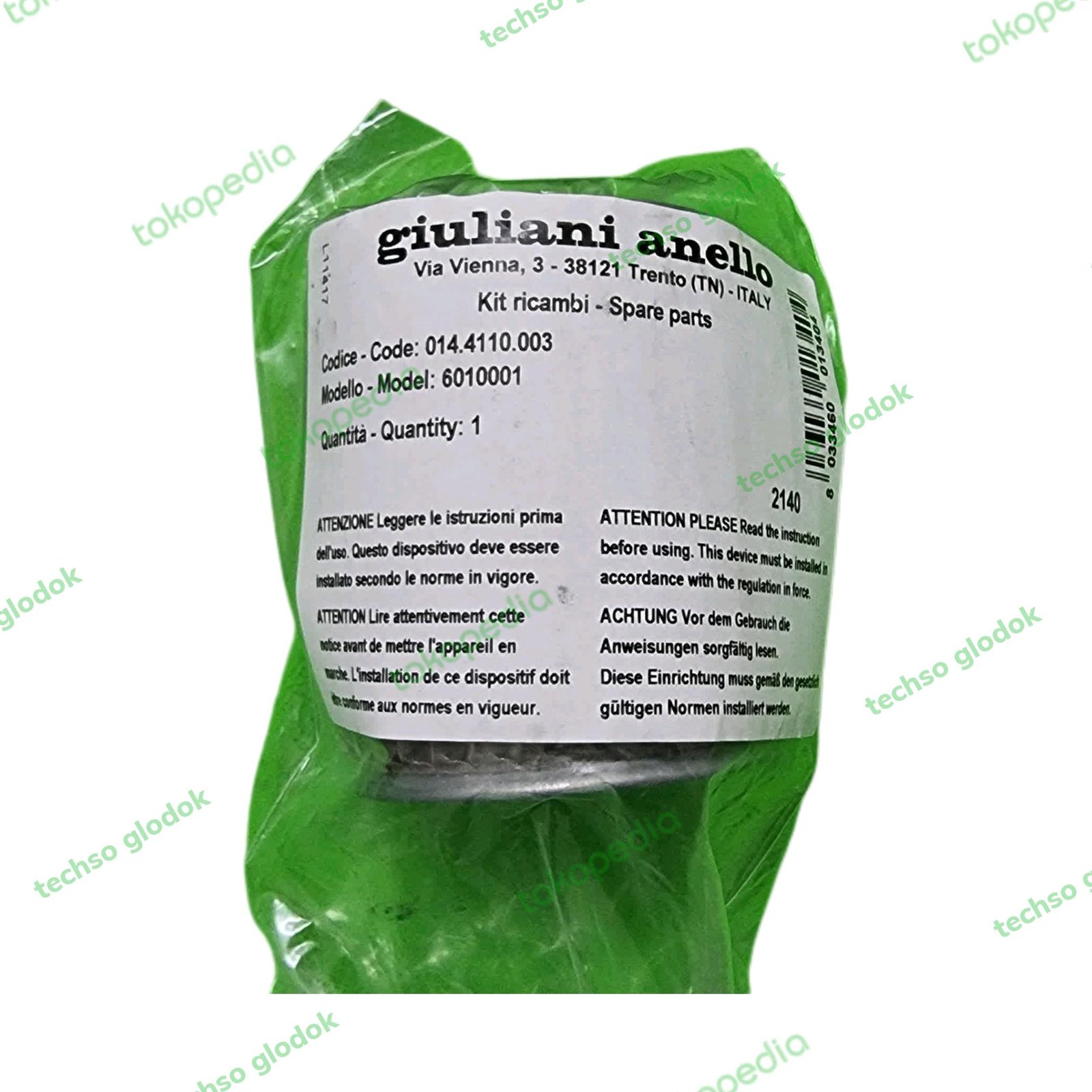 Oil filter 6010001 GIULIANI ANELLO - Gambar 3