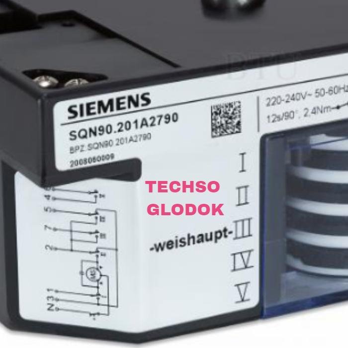 SIEMENS SQN90.201A2790 actuator/servo motor - Gambar 2