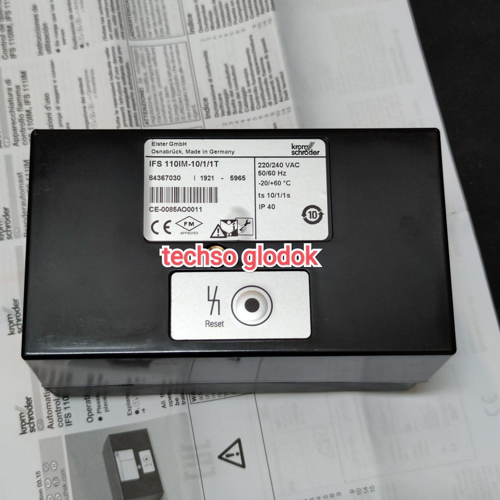 IFS 110IM-10/1/1T Automatic burner control krom schroder