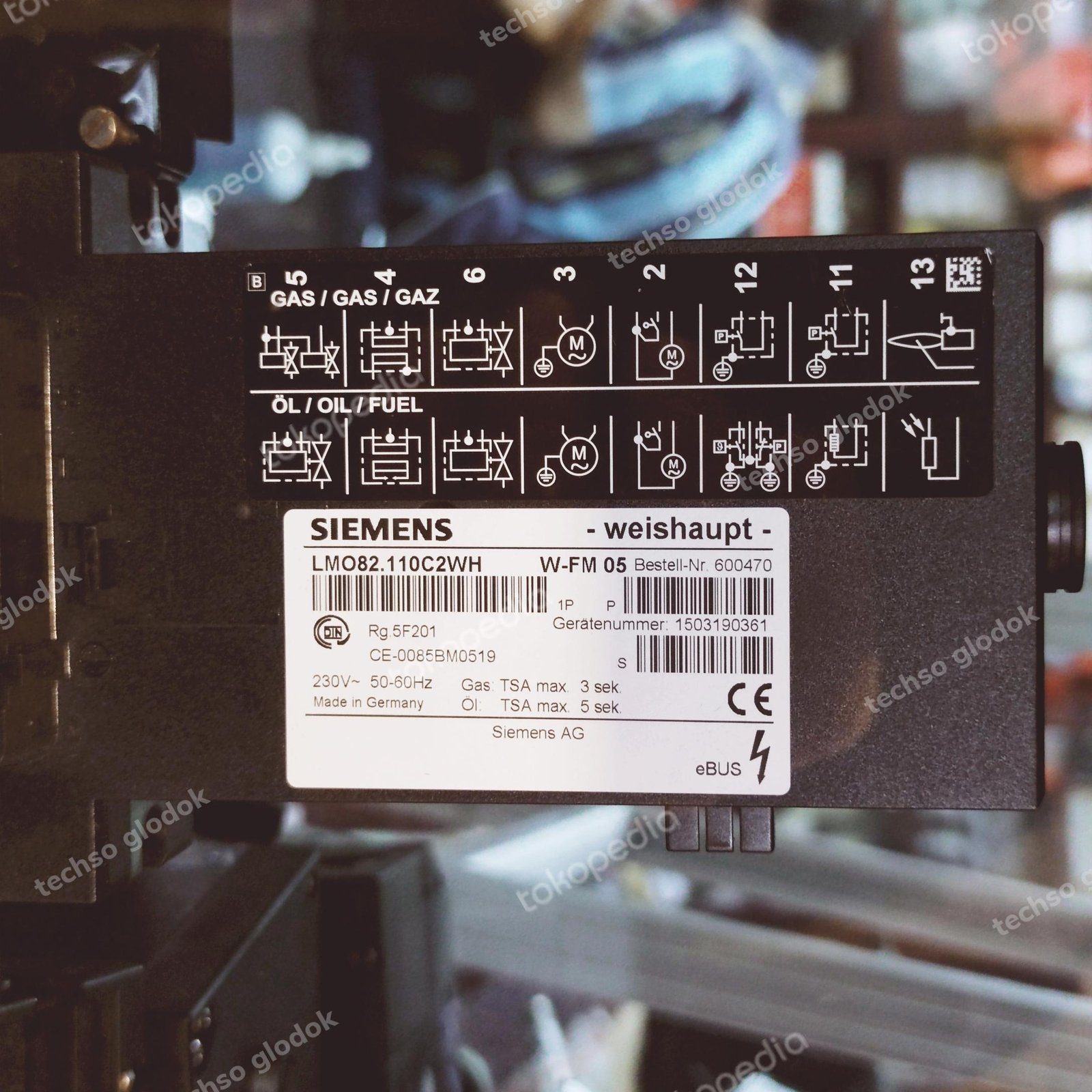 WEISHAUPT / SIEMENS LMO82.110c2wh / W-FM 05 burner control - Gambar 2