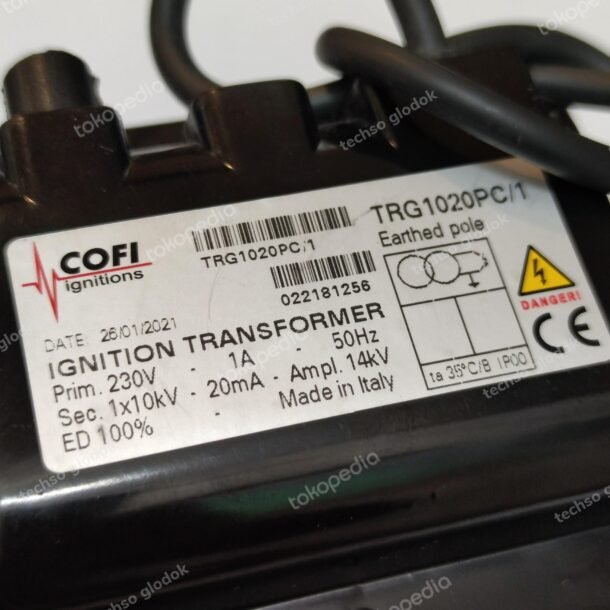 COFI TRG1020PC/1 trafo burner 1x10kv ed100%