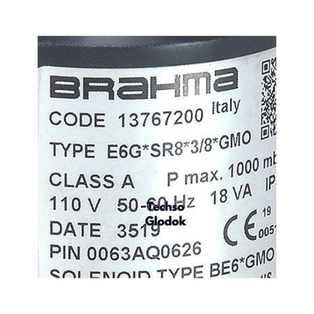 BRAHMA E6G*SR8*3/8*GMO solenoid gas burner - Gambar 2