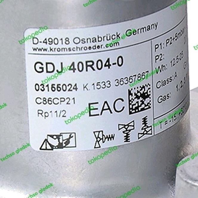 KROM SCHRODER GDJ 40R04-0 gas regulator - Gambar 2