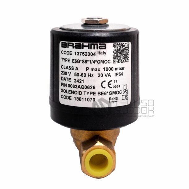 BRAHMA Solenoid Valve - E6G*S8*1/4*GMOC