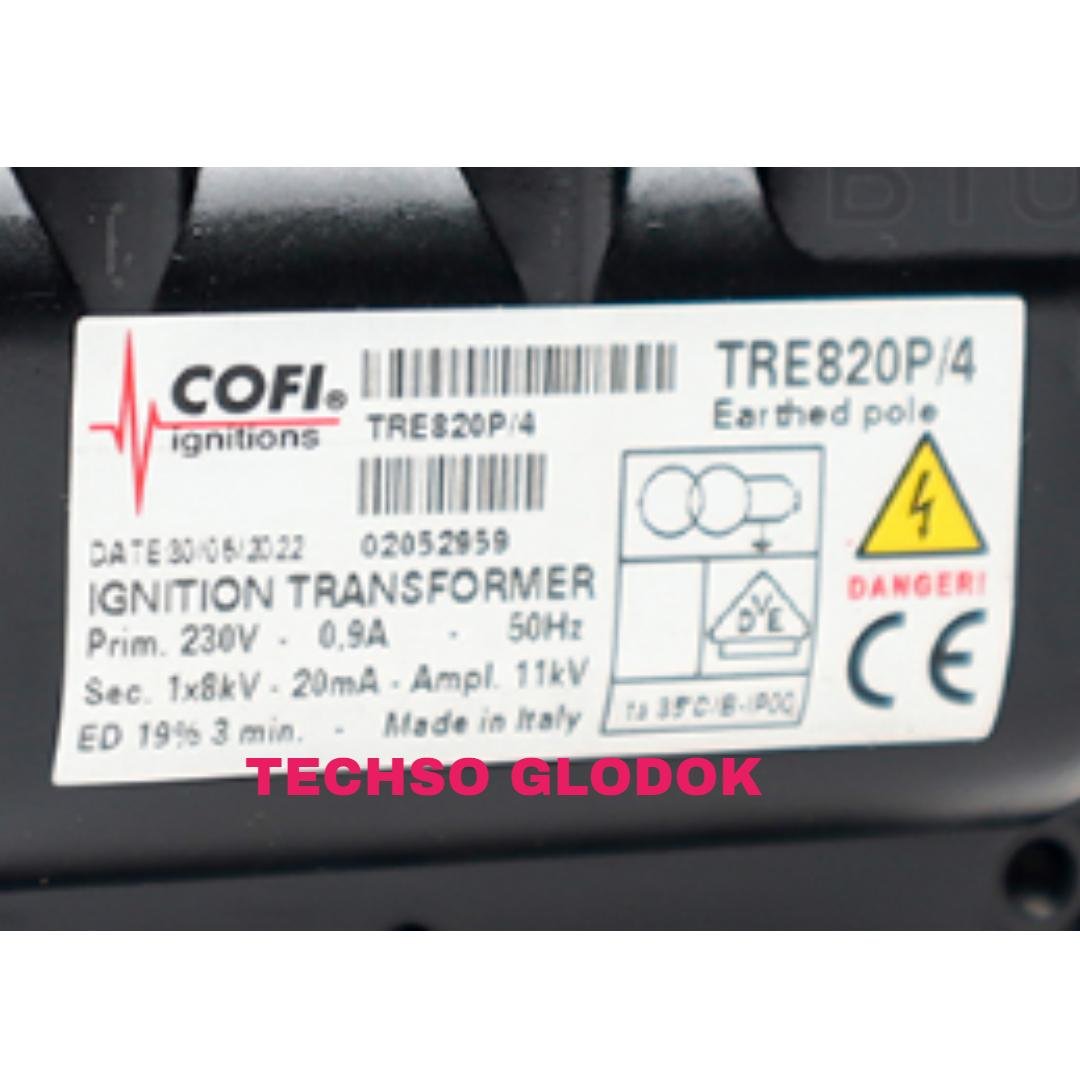 COFI TRE820P/4 trafo pemantik burner - Gambar 2