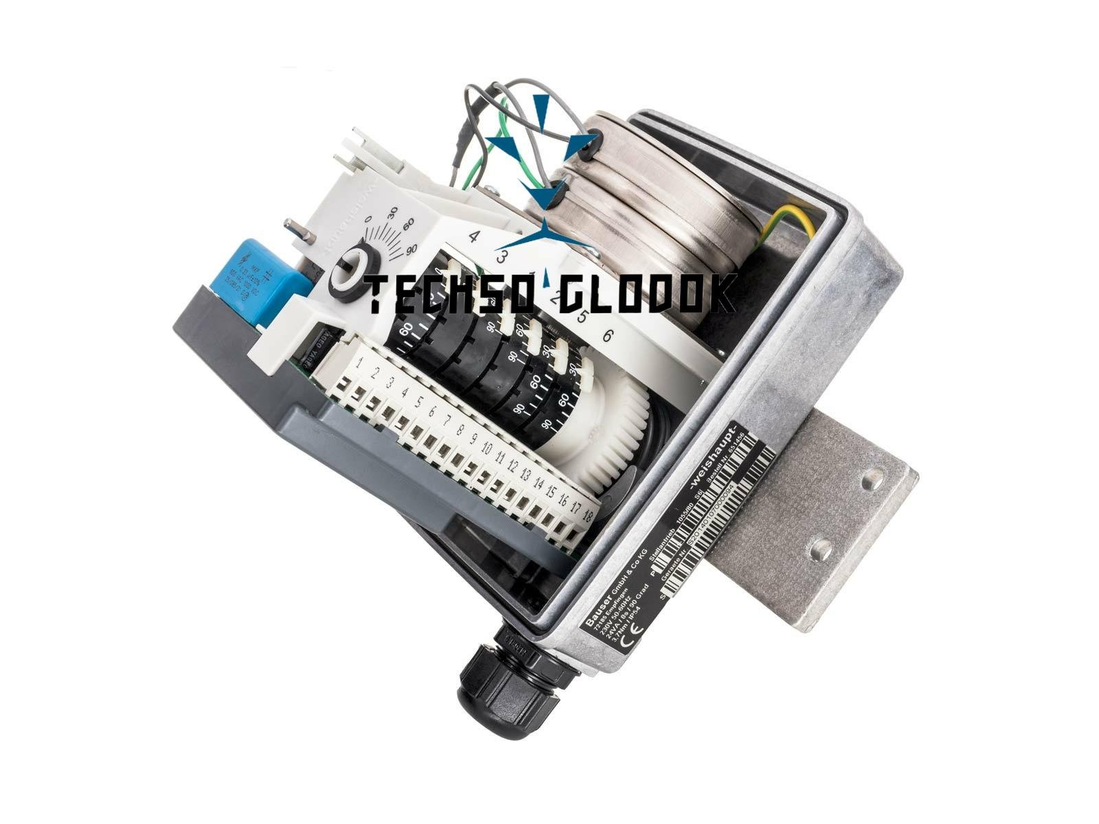 Bauser Weishaupt servo motor 1055/80-220 vac 651456 (WE-1105000014/2)