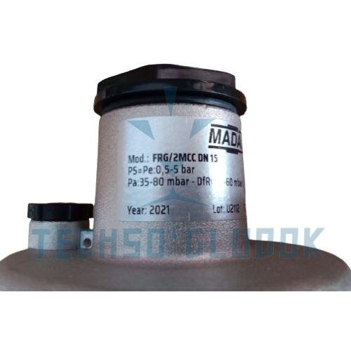 MADAS FRG/2 MCC DN 15 outlet 35-80 mbar gas regulator - Gambar 2