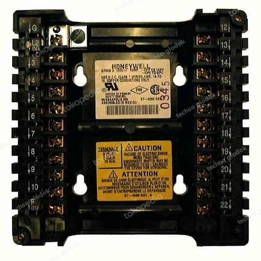 HONEYWELL Q7800A 1005 base plate / wiring base - Gambar 2