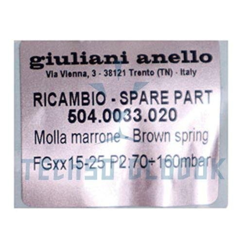 GIULIANI ANELLO 504.0033.020 (70-160 mbar - brown) / gas regulator - Gambar 2