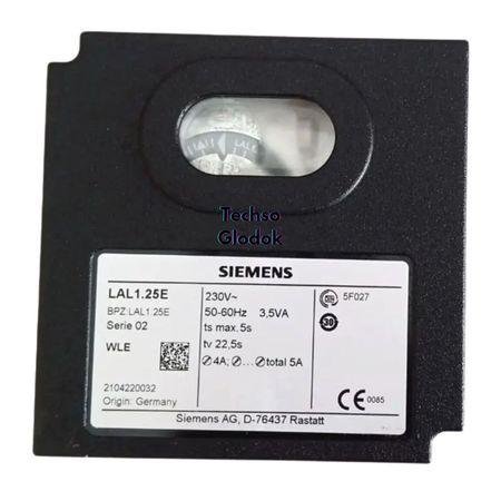 SIEMENS LAL 1.25/1.25E control box