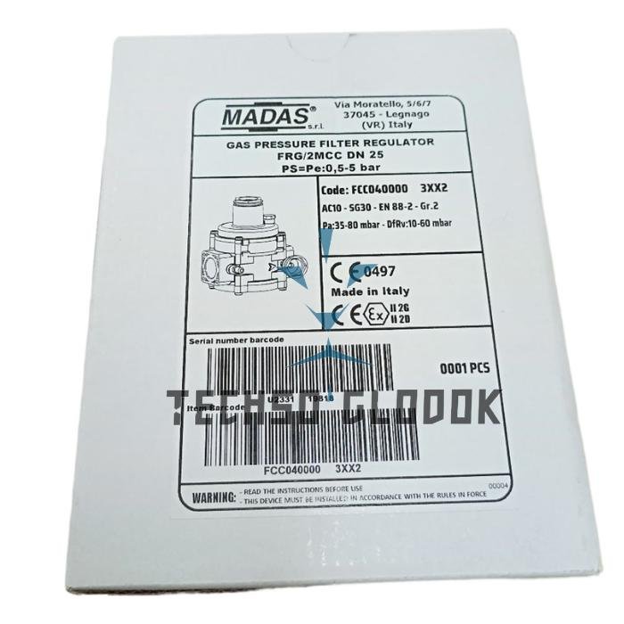 MADAS FRG/2 MCC DN 25 OUTLET 35-80 mbar - gas regulator - Gambar 8
