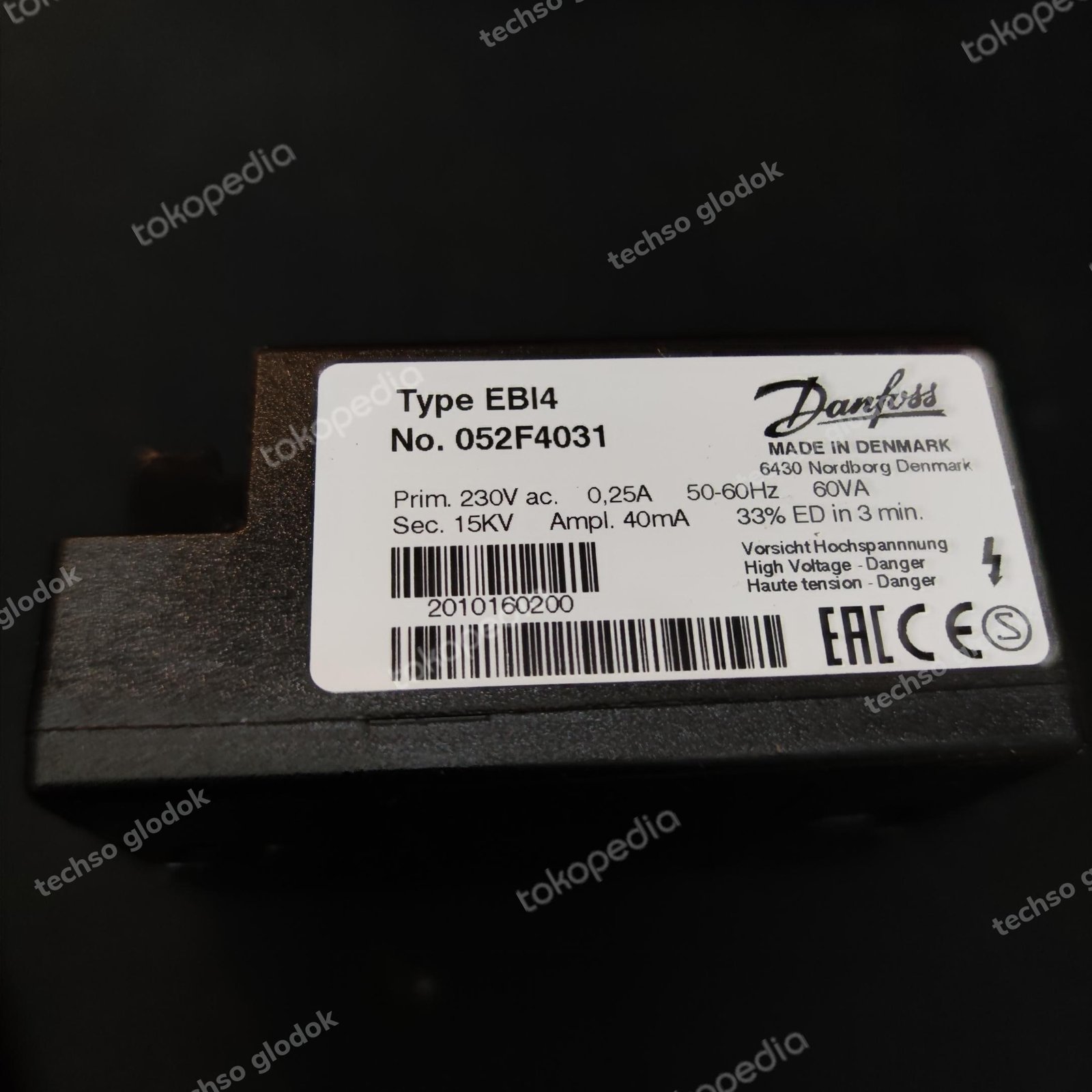Danfoss EBI4 052f4031 electronic ignition unit trafo pemantik burner - Gambar 4