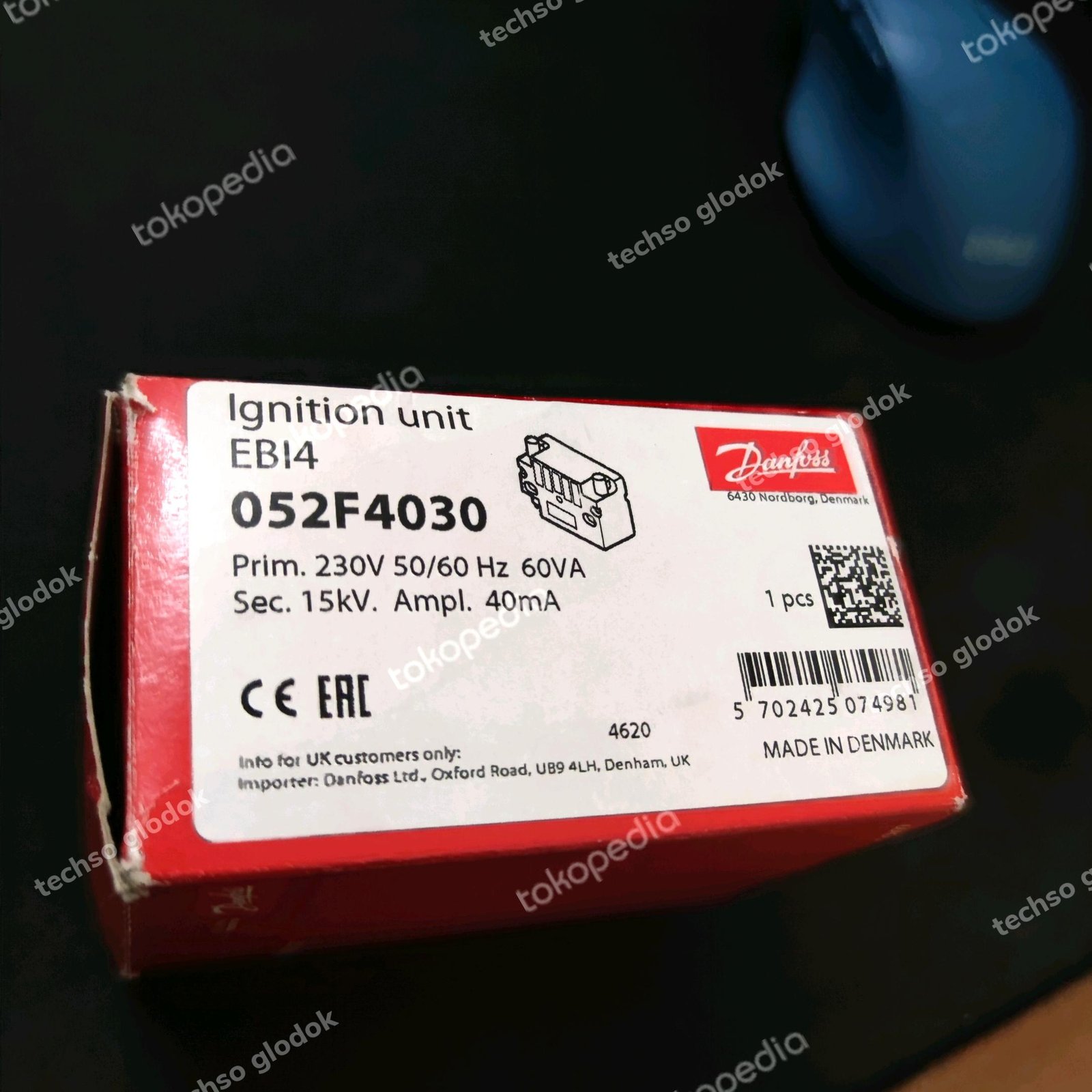 DANFOSS ignitor EBI4 trafo pemantik burner - Gambar 2