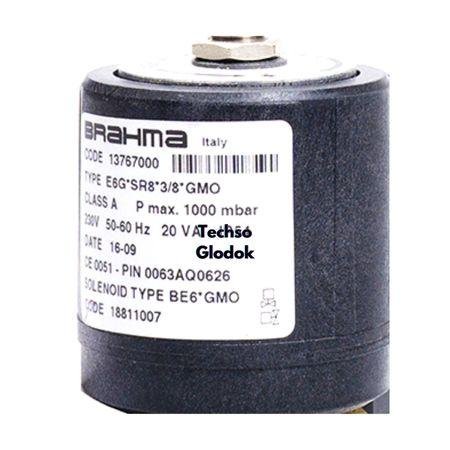 BRAHMA E6G*SR8*3/8*GMO-230VAC solenoid gas burner - Gambar 2