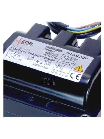 COFI TRS820P ignition transformer 220V-1X8 KV 20mA - trafo mesin burner - Gambar 3