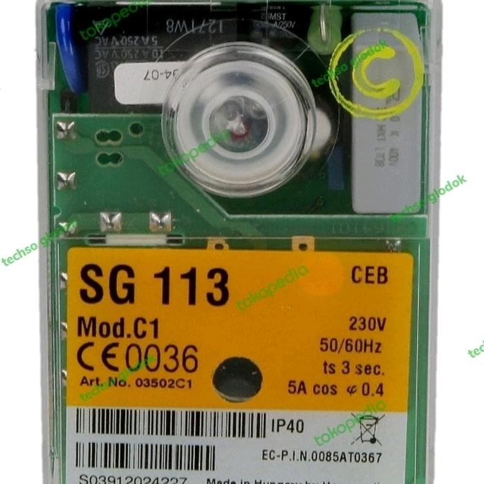 HONEYWELL SG 113 MOD.C1 relay burner / control box - Gambar 2